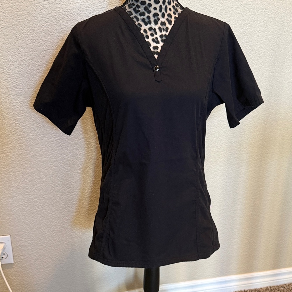 Black Women's Scrub Top